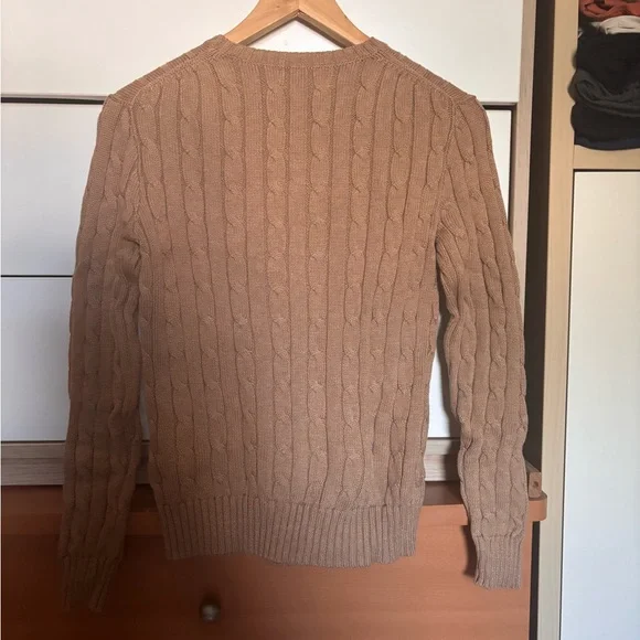 Polo by Ralph Lauren Tan Cable Knit Sweater - Picture 4 of 4